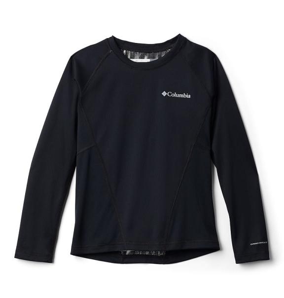 Columbia Midweight Shirts Black For Boys NZ64810 New Zealand